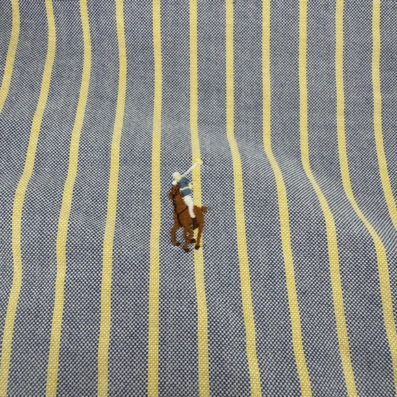 Ralph Lauren Mens XL Classic Fit Striped Long Sleeve Button Down Shirt - Picture 6 of 8